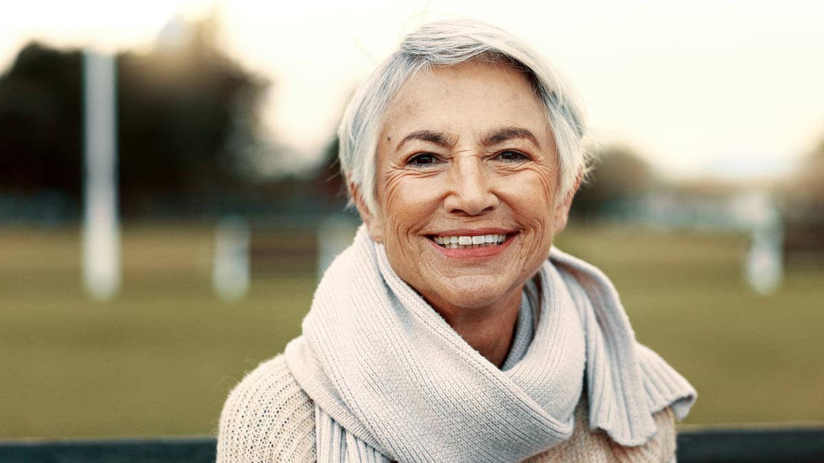 Senior Woman Smiling